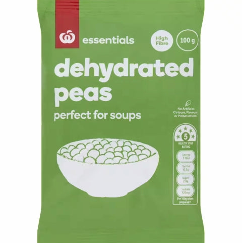 Dehydrated Peas 100g