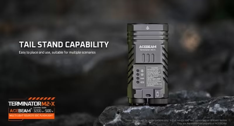 Acebeam Terminator M2-X 3200 Lumen Multi Light Sources EDC Flashlight