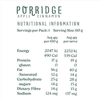 YUM Bushline - Apple Cinnamon Porridge