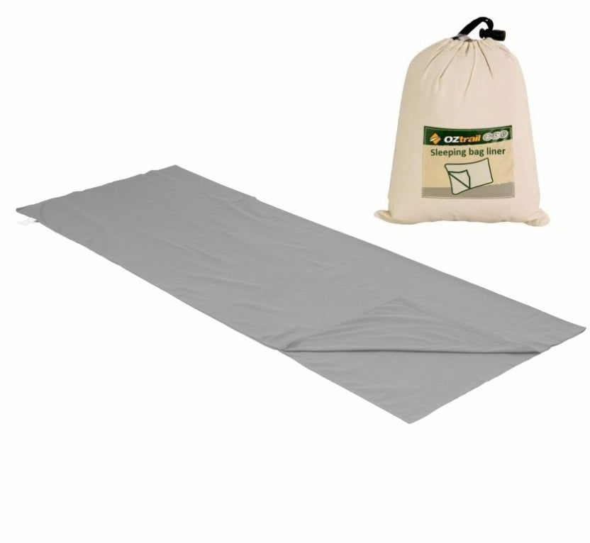 Oz Trail ECO Sleeping Bag Liner - 100% Cotton