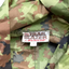 Camouflage jacket with 'Trail Blazer by Dunlop' label