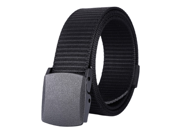 Tactical Webbing Belt with Automatic Buckle