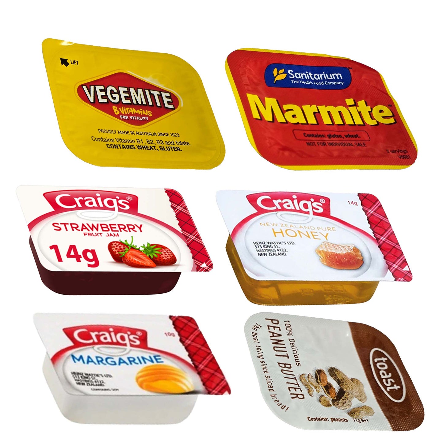Single serve spreads.