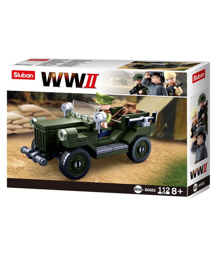 Sluban B0682 WWII Allied Light Truck