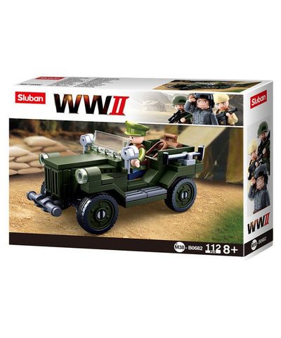 Sluban B0682 WWII Allied Light Truck