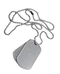 Outpost - Blank Dog Tags (Silver)