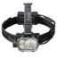 Fenix headlamp with black strap on a white background