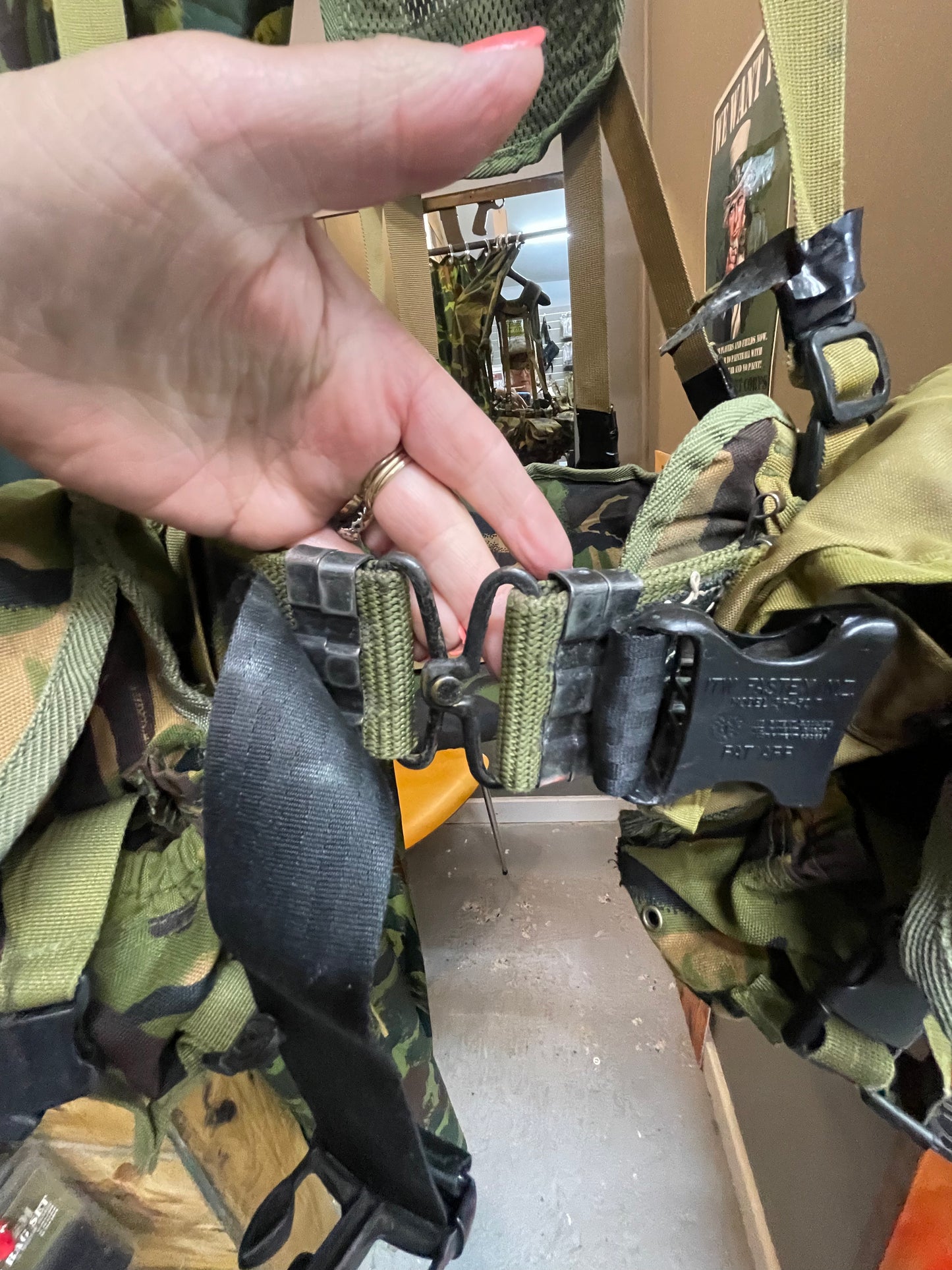 DPM webbing with pouches (Used)