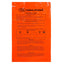 orange pack liner