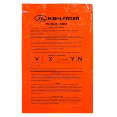 orange pack liner