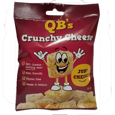 QBs Crunchy Cheese snacks