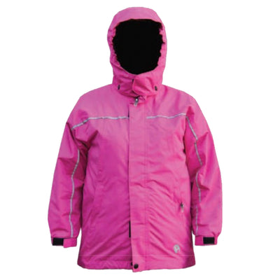kids waterproof jacket, fuschia colour