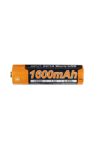 Fenix - 14500 Battery  1600mAh (Micro-USB Rechargeable)