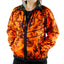 TECL-WOOD Women's Multi-Functional Reversible Jacket: Camo/Blaze Orange