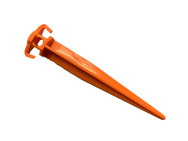 Plastic tent peg 30cm