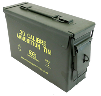 Ammunition Tin (Lockable) Ammo Tin