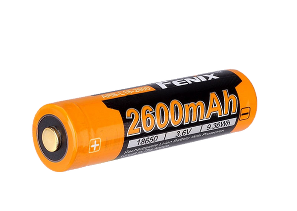 Fenix - 18650 Battery 2600mAh (USB Rechargeable)