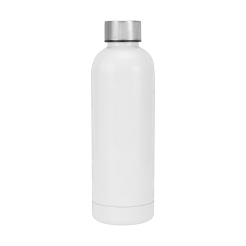 White Double Wall Insulated Drink Bottle 500ml