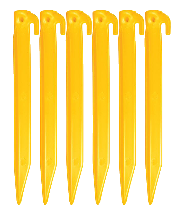 OZtrail - ABS Plastic pegs  {6 pack}