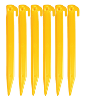 OZtrail - ABS Plastic pegs  {6 pack}