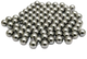 A collection of silver-colored 8mm balls, likely to be used as BBs for a crossbow.