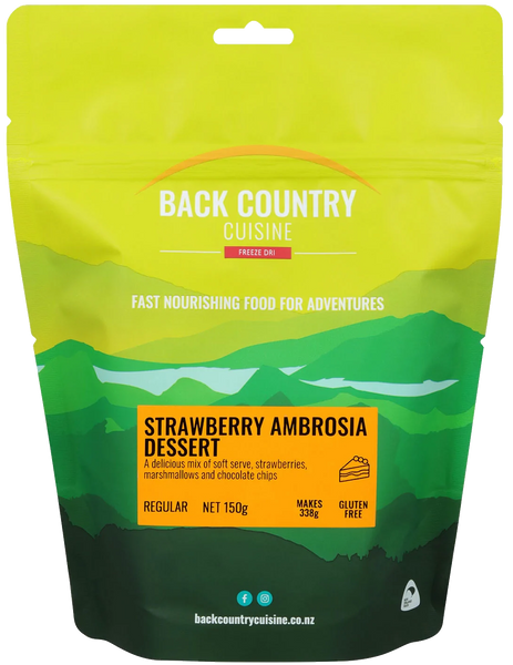 Back Country - Strawberry Ambrosia Dessert - 150 gram pack