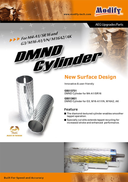 Modify DMND Cylinder Type 0 for G3, M16-A1/VN, M16A2, AK