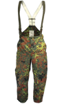 Ex. German Army - Waterproof Over Trousers with Suspenders (Used)