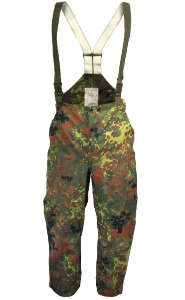 Ex. German Army - Waterproof Over Trousers with Suspenders (Used)