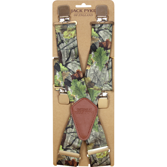 Jack Pyke - Elasticated Braces - Woodland Camo