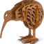 A flat pack wooden model kit of a New Zealand icon, depicting a kiwi bird.