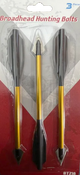 Stealth -  Aluminum Bolts 6.5"  [Metal Broadhead] {3PK}