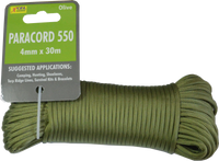 XCEL - Paracord 550 - 4MM X 30M