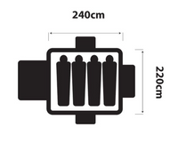 OZtrail - Tasman 4V Dome Tent