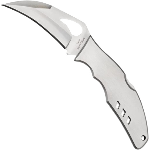 Byrd (By Spyderco)- Crossbill Stainless - Plain Blade