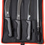 Buffalo River - Hunters  4 Pce Knife Set with Steel  in a Cordura Zippered Case