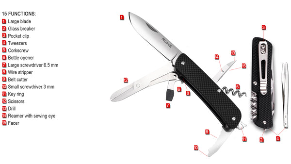 Ruike - LD series multi-functional knives