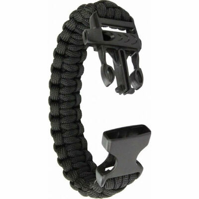 Kombat UK - Paracord Bracelet with buckle survival whistle.