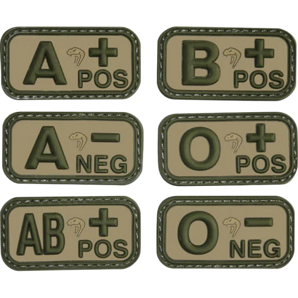 Viper Tactical - Blood Group Patches
